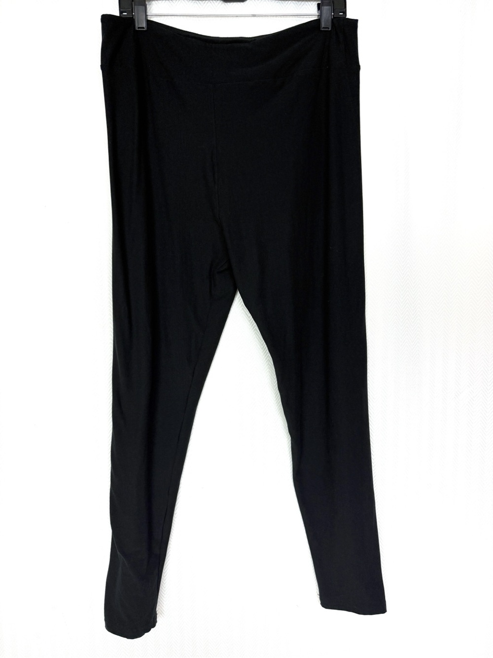 Julia Rose Black Full-Length Stretch Leggings Size TC2 (Size 20+)